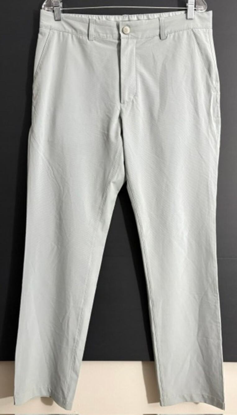 Vineyard Vines Fairway Pants Men's 34x32 Gray Stretch Golf Performance Pants